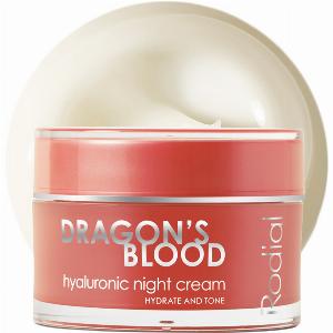 Rodial Dragons Blood Hyaluronic Night Cream  50ml  Smooths Complexion  Hydrates amp Fortifies Moisture Barrier  Brightens Skin