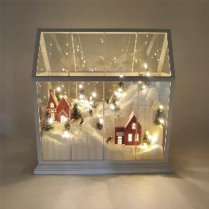 Get 20 Off LightUp Ski Scene Christmas Decoration  33cm