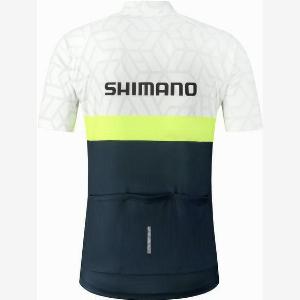 Trikot Shimano Team Jersey Herren Weiß L