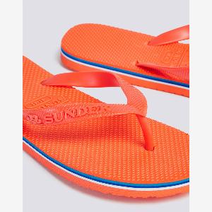 Barracuda ciabatte infradito con profili arcobaleno arancione 4142