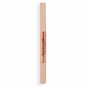 Makeup Revolution Fluffy Brow Duo Blonde Medium Brown