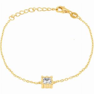 Réduction de 40 sur le bracelet en argent 925 jaune avec oxyde