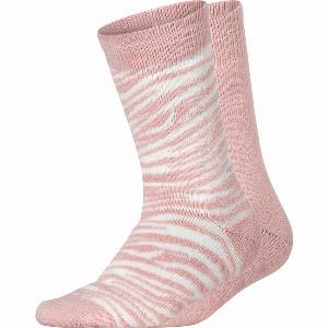 esmara Lot de 2 paires de chaussettes thermiques femme rose 3942