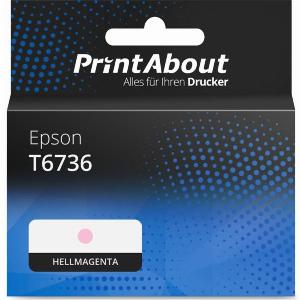 PrintAbout T6736 Hellmagenta Druckerpatrone für Epson Jetzt 445  mit 10  Rabatt