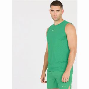 Enjoy 25 Off Virtus Roger Hyperstretch Sleeveless Tee in Jade 2XL