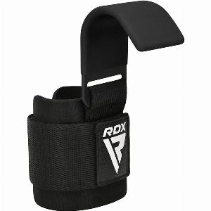 RDX W5 Weight Lifting Hook Straps Red