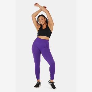 Seamless Compression Leggings V2 in True Purple Size 6 Now 34