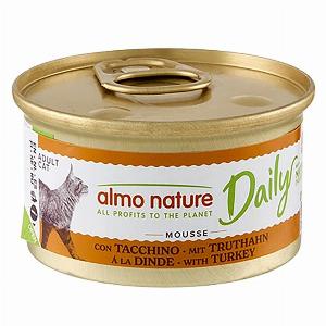 6x85g mousse à la dinde Almo Nature Daily Menu Nourriture pour Chat