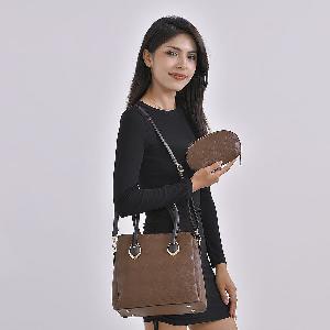 PU Embossed Crossbody Bag with Coin Bag