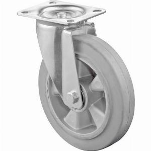 Réduction de 20 sur roulette pivotante en caoutchouc 160x50 mm 300 kg