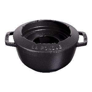 Staub Specialities 10pz Set per fonduta nero