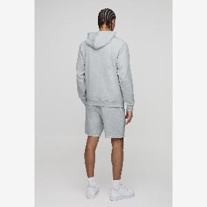 Homme Short large milong basique  Grey Marl  Small  boohooMAN