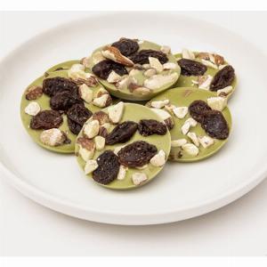 17 Rabatt auf weiße Schokolade mit Matcha Mandeln und Rosinen