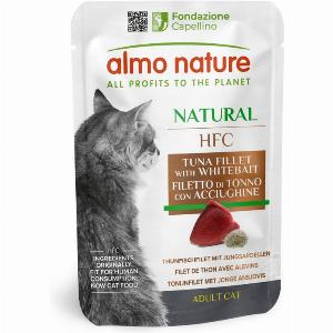Almo Nature Cat HFC Natural Filetto di Tonno con Acciughine 55 g 6 pezzi