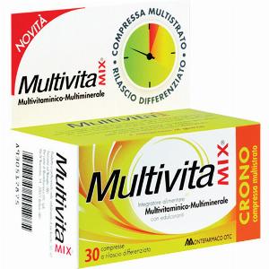 Promozione Sconto del 10 su Multivitamix Crono 30 Compresse Senza Zucchero