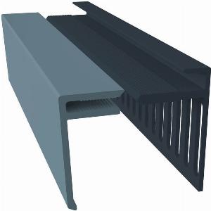 Weatherboard Cladding Vented Top Edge Closer Trim  25mm Colonial Blue