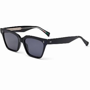 Laps Collection Woman ALIDA 016LP 009GLS Outlet sunglasses Acetate Black Grey Squared Normal