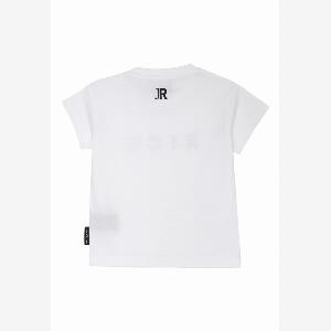 John Richmond completo Tshirt e shorts bianco nero