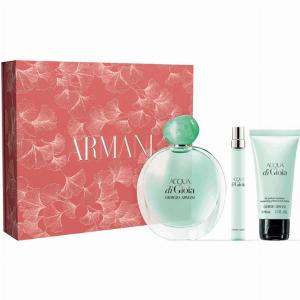 Coffretcadeau pour la Fête des Mères Acqua di Gioia Eau de Parfum 100ml Lemblématique parfum de la joie aux notes boisées et florales 100 ml  10 ml  50 ml