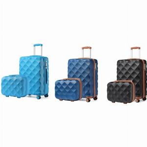 Valigia Diamante 13 Pollici  Navy E Marrone
