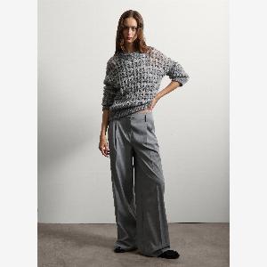 30 Rabatt auf den grauen AlpakaMixPullover für Damen von Stefanel