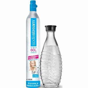 SodaStream CO2Zylinder mit Glaskaraffe jetzt nur 3490  10  Rabatt
