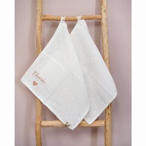 Duo TovagliettaAsciugamano Panna