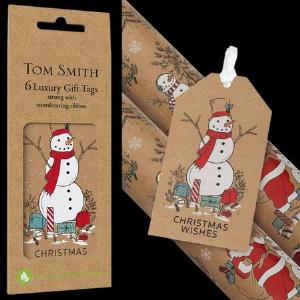 Get 50 Off Tom Smith Luxury Snowman To and From Cards  Set of 6