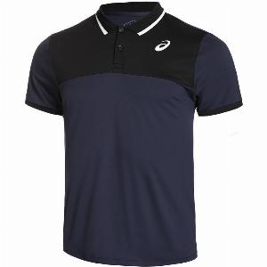 ASICS Court Polo Uomini Bluscuro  L