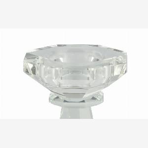 PeillPutzler Kerzenhalter aus klarem Glas H 14 cm Ø 8 cm 50 Rabatt