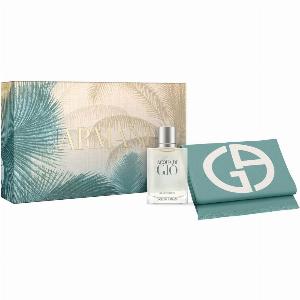 Coffret été acqua di giò eau de toilette et serviette the invigorating freshness of the sea 100 ml