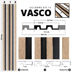 VASCO Premium Wandpaneele  Eiche Gold I jetzt nur 214  33 