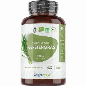 38 Rabatt auf Bio Gerstengras Kapseln 500mg 240 St  Energie  Verdauung