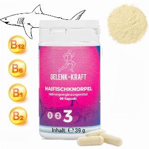 Nahrungsergänzungsmittel mit Vitaminen und Haifischknorpel 60 Kapseln