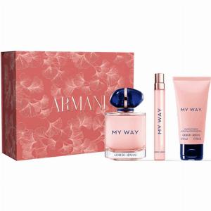 Coffretcadeau pour la Fête des Mères My Way Eau de Parfum 90 ml Un bouquet de fleurs blanches lumineux 90 ml  10 ml  50 ml