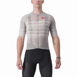 Castelli Climbers 30 SL2 Korte Mouw Jersey Grijs Maat XS