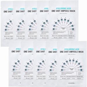 EUNYUL  One Shot Ampoule Mask  Hyaluronic Acid  10pcs set