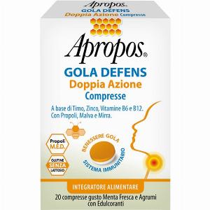 Apropos gola defens doppia azione 20 compresse