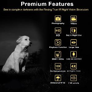 50 Discount on Rexing B1 Black Night Vision Binoculars