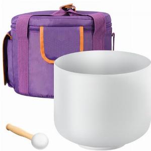 VEVOR Klangschale Kristall 203cm HerzchakraKlangschale mit FNote Tragetasche
