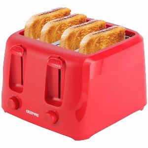 Enjoy a 33 discount on a large red fourslice toaster with adjustable browning