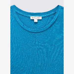 Upim Tshirt Girocollo In Pura Viscosa Donna Azzurro celeste Taglia XS