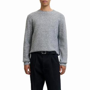 JackJones maglia uomo misto lana grigio melange
