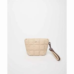 VeeCollective Porter Clutch beige