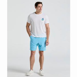Performance Tennis Shorts In Blue Grotto