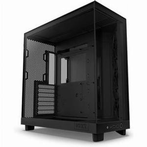 NZXT H6 Flow Black Compact DualChamber Tempered Glass PC Case