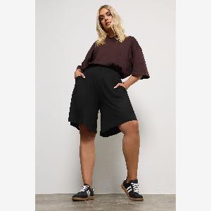 Short Noir En Jersey  Womens Curve  Plus Size Yours