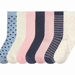 Lot de 7 paires de chaussettes filles esmara bleuroseblanc à 399