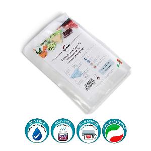 Set 100 sacchetti per sottovuoto universali 25x35 cm