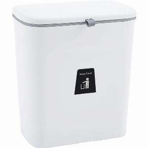 Get 62 Discount on 9L White Hanging Bin with Inner Bucket and Lid